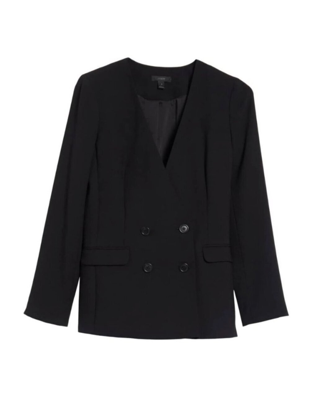 J. Crew French Girl Blazer Jacket Relaxed Fit Double Breasted Coat Preppy Office